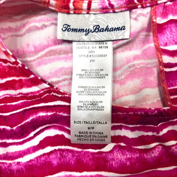 Tommy Bahama Size M High Neck Flounce Dress Swim Cover-up UPF 50 Pool Spa - Picture 7 of 8